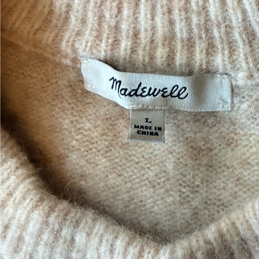 Madewell Cedarbrook Pullover Sweater in Colorblock Size Large - Picture 12 of 13